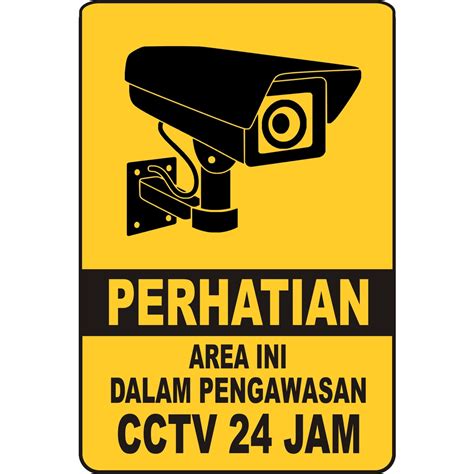 Jual Stiker Label Cctv Jam Awas Ada Cctv Shopee Indonesia