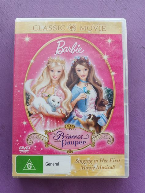 DVD Barbie The Princess And The Pauper Hobbies Toys Music Media