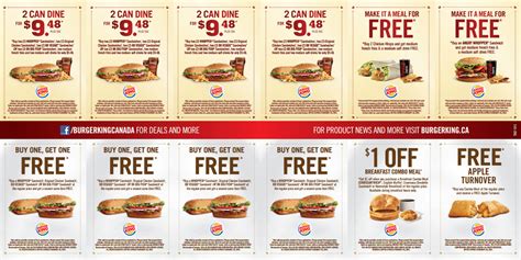 Burger King Printable Coupons Atelier Yuwa Ciao Jp