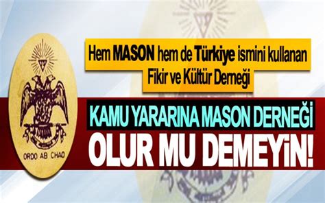 Kamu Yarar Na Mason Derne I Olur Mu Demeyin Altsayfa