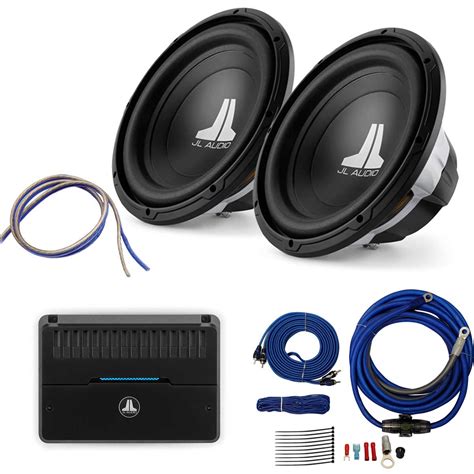 JL Audio Dual 12W0v3 with RD500/1 500 Watt Subwoofer Kit: 12W0v3x2-RD5001