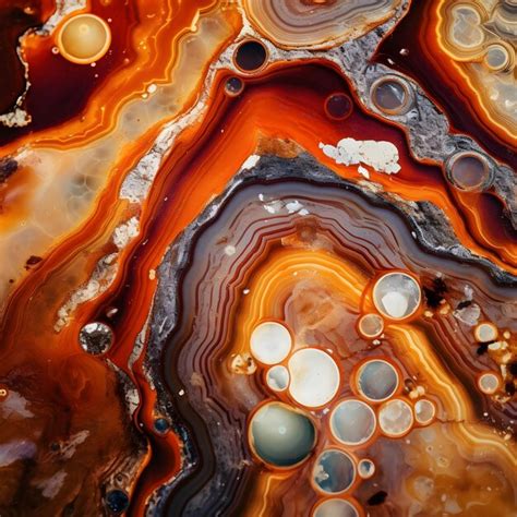 Premium Ai Image Agate Stone Texture