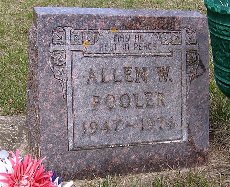 Allen Wesley Pooler 1947 1974 Find A Grave Memorial