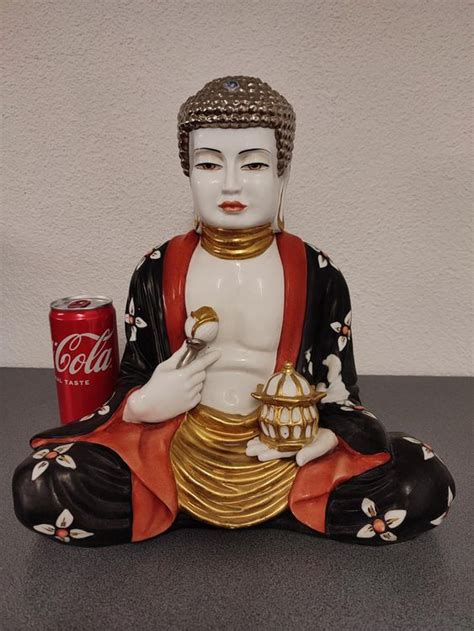 Grosser Sitzender Buddha Aus Keramik Kaufen Auf Ricardo