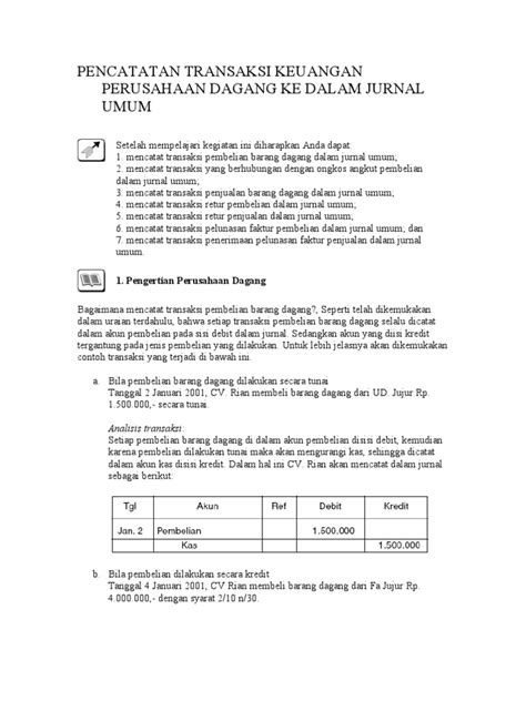 Detail Contoh Pencatatan Transaksi Koleksi Nomer 54