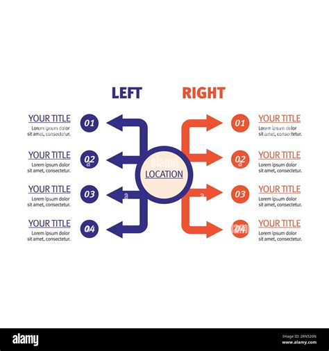 Business Decisions Or Directions Diagram Vector Illustration Stock