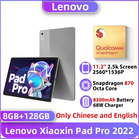 Lenovo Tableta Xiaoxin Pad Pro Snapdragon Gb Gb