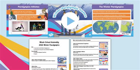 Winter Paralympics Whole School Assembly Pack Teacher Made