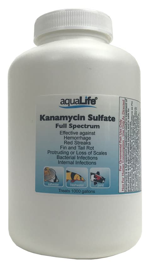 Kanamycin Sulfate Treats 1000 Gallons Aquarium Connection