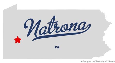 Map of Natrona, PA, Pennsylvania