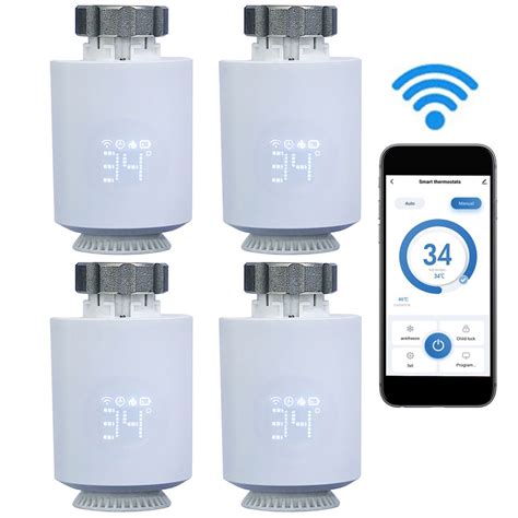 ZigBee 4X Smart Heizkörperthermostat Kaufland de