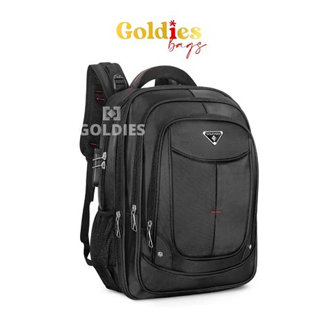 Jual Tas Ransel Kerja Pria Import 18inch Backpack POLO FREE Kabel USB C