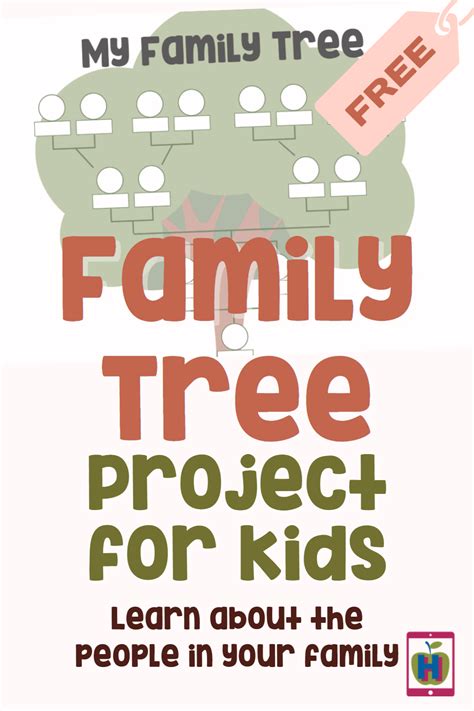Family Tree for Kids: Project & Printables for Learning About ...