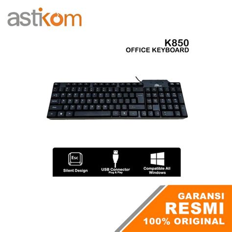 Jual Keyboard Komic K Membrane Usb Wired Keyboard Office Murah