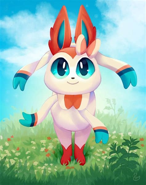 Sylveon fanart by Caerto on DeviantArt