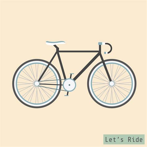 retro road bike 646549 Vector Art at Vecteezy