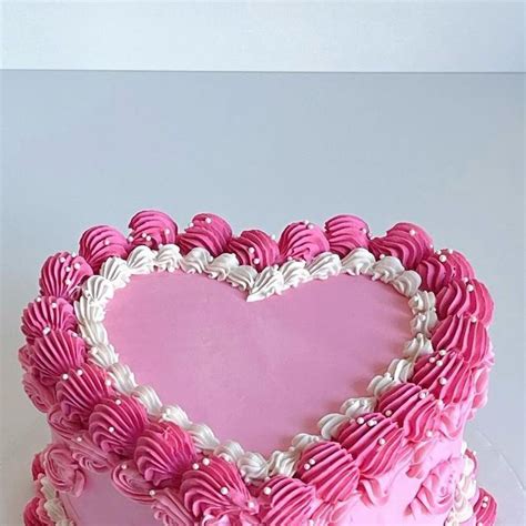 Takemehome Cake On Instagram Pink Heart Cake Heartcake