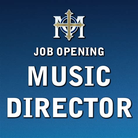 Job Opening Music Director Saint Matthew Catholic Church