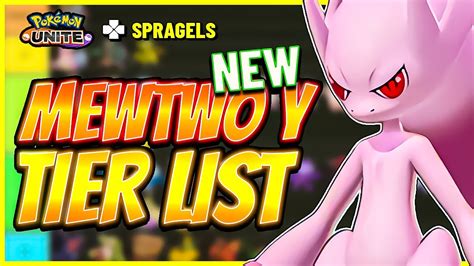 NEW Mewtwo Y Pokemon Unite Tier List - YouTube