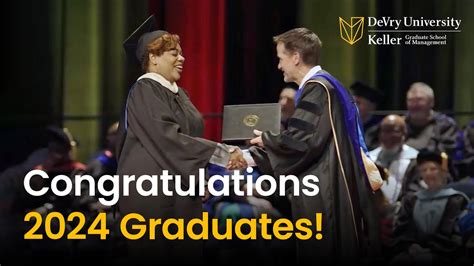 Devry University Celebrates Graduates At Graduation Ceremony Youtube