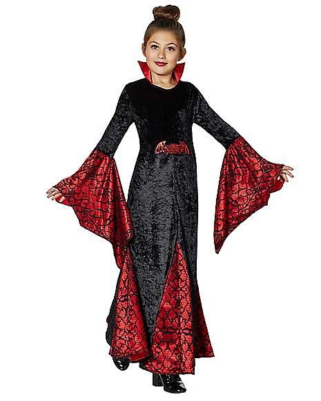 Kids Gothic Vampira Costume - Spirithalloween.com