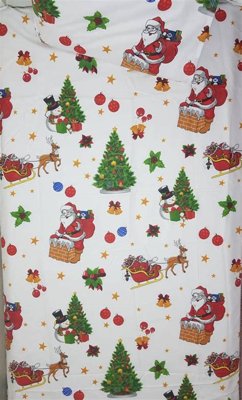 Baby Crib Christmas Toddler Sheets Set 100% Cotton Poplin Fabric ...