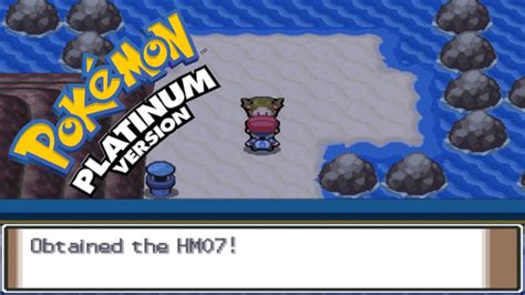 Where To Get HM07 Waterfall In Pokemon Platinum YouTube