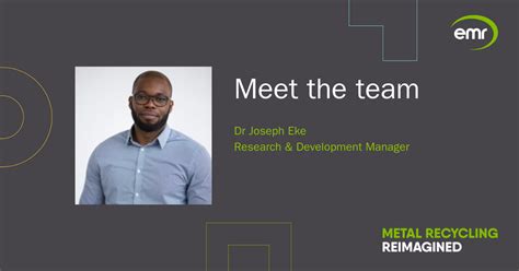 Dr Joseph Eke Emr Metal Recycling Reimagined