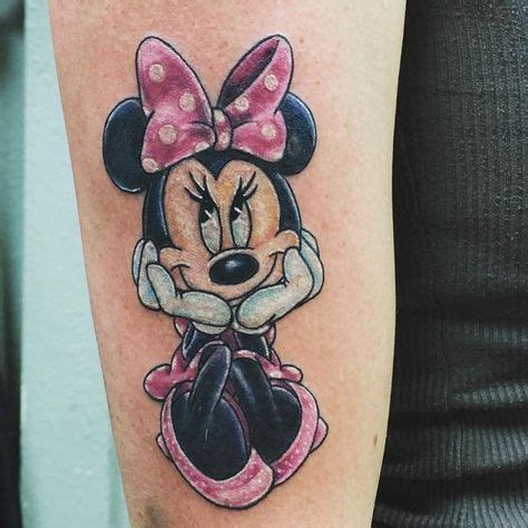 The Wistful Minnie Mouse Tattoo On The Arm Minnie Tattoo Mouse