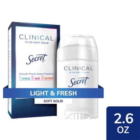 Secret Clinical Strength Light Fresh Soft Solid Antiperspirant