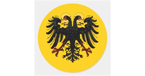 Holy Roman Empire Imperial Banner Classic Round Sticker Zazzle