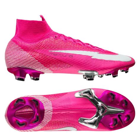 Nike Mercurial Superfly 7 Elite Fg Mbappé Rosa Pink Blastwhiteblack