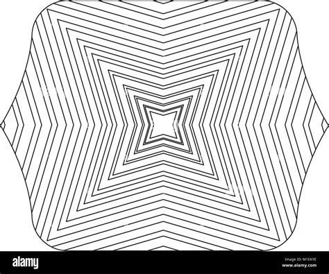 line rectangle with pattern abstract shapes backgroun design vector ...