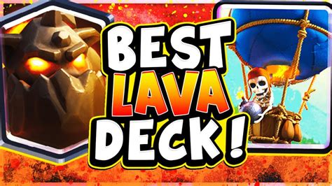 BEST LAVA LOON DECK In CLASH ROYALE RIGHT NOW YouTube