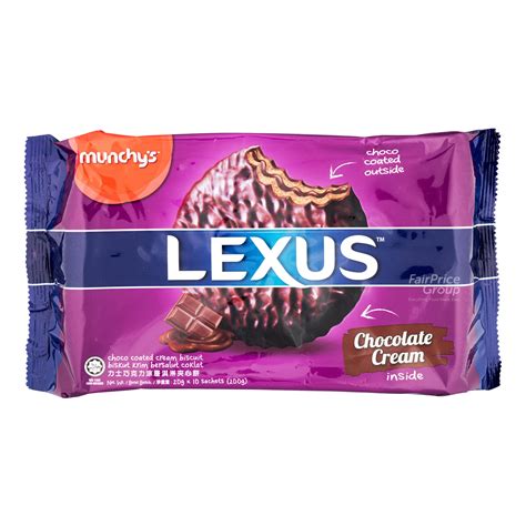 Munchys Lexus Sandwich Biscuits Chocolate Ntuc Fairprice