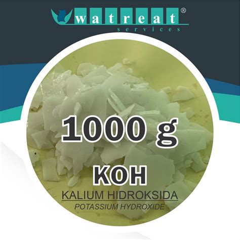 Jual Koh Potassium Hydroxide Kalium Hidroksida 1kg Shopee Indonesia