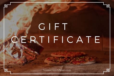 T Certificates From Scratch Foods