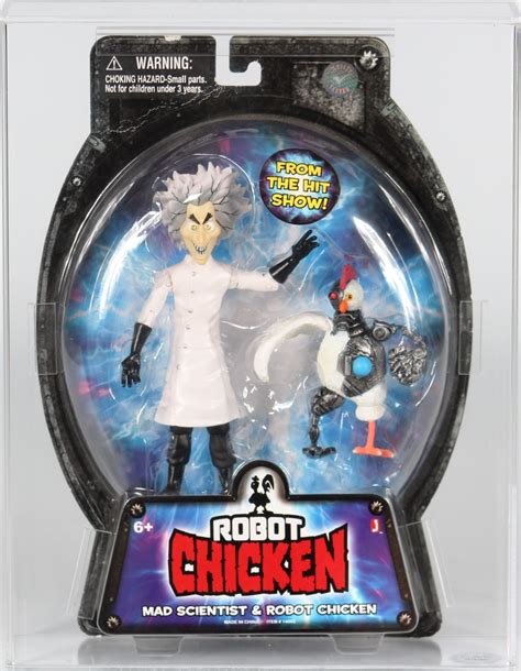 2010 Jazwares Robot Chicken Carded Action Figure Mad Scientist