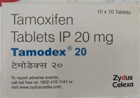 20 Mg Tamodex Tablets IP At Rs 30 Stripe Tamoxifen Citrate Tablet In