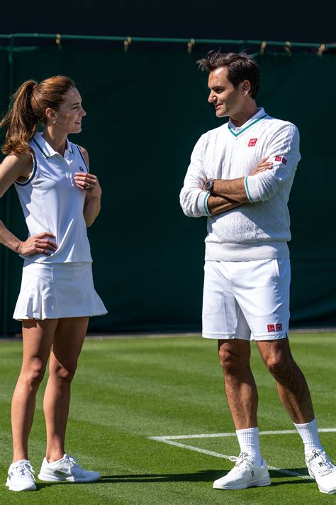 Kate Middleton Slipped Into A Wimbledon Style White Tennis Skirt And