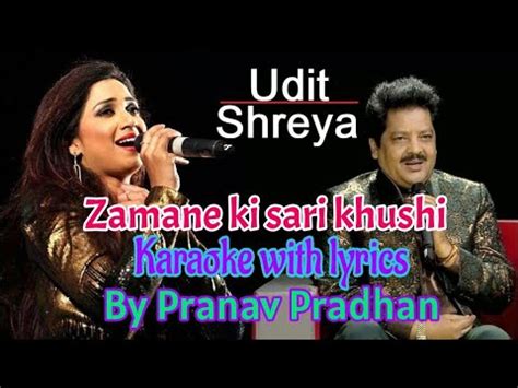 Zamaane Ki Sari Khushi Mil Gayi Hai Karaoke With Lyrics YouTube