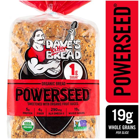 Dave S Killer Bread Powerseed Organic Bread Oz Loaf Walmart