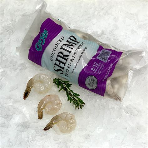 Censea 8 12 Raw Peeled And Deveined Tail On Shrimp Catanese Classic Seafood