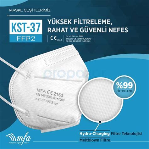 MFA KST 37 FFP2 NR N95 Profesyonel Maske