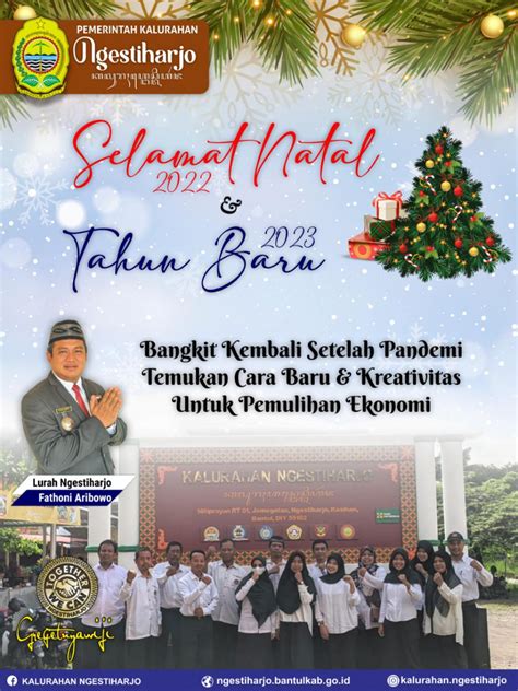 Selamat Natal Dan Tahun Baru Website Kalurahan Ngestiharjo