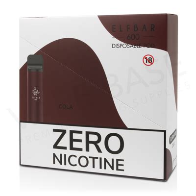 Cola Elf Bar Disposable Vape ZERO Nicotine Elf Bar ZERO Nicotine