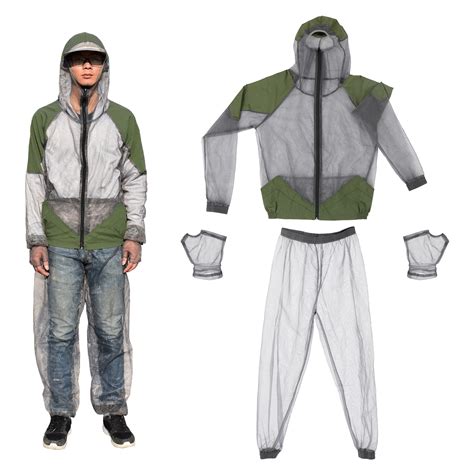 Outdoor Mosquito Repellent Suit Bug Jacket Mesh Hooded Suits Fishing