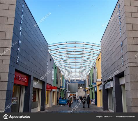 Newton Abbot Devon Market Walk Town Centre Newton Abbot Redevelopment – Stock Editorial Photo ...