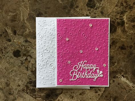 Birthday Cards, Set of 6, Embossed, Handmade Colorful Greeting Cards ...