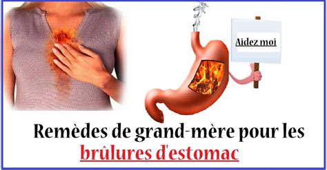 Remèdes de grand mère pour les brûlures d estomac Sport et Santé